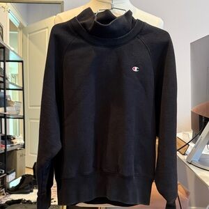 Champion Womens Dark Gray Crewneck Sweater